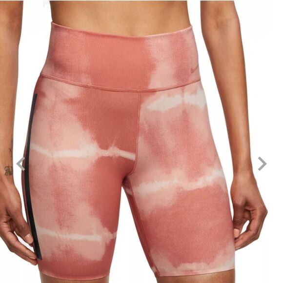 Nike Women's One Luxe Dri-FIT 7" Mid-Rise Printed Training Shorts  Sz M NWT - Picture 8 of 11